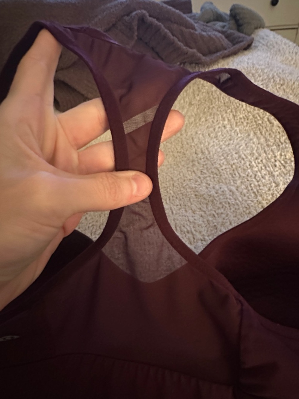 Size 12 Lululemon garnet sports bra. EUC - Picture 4 of 4
